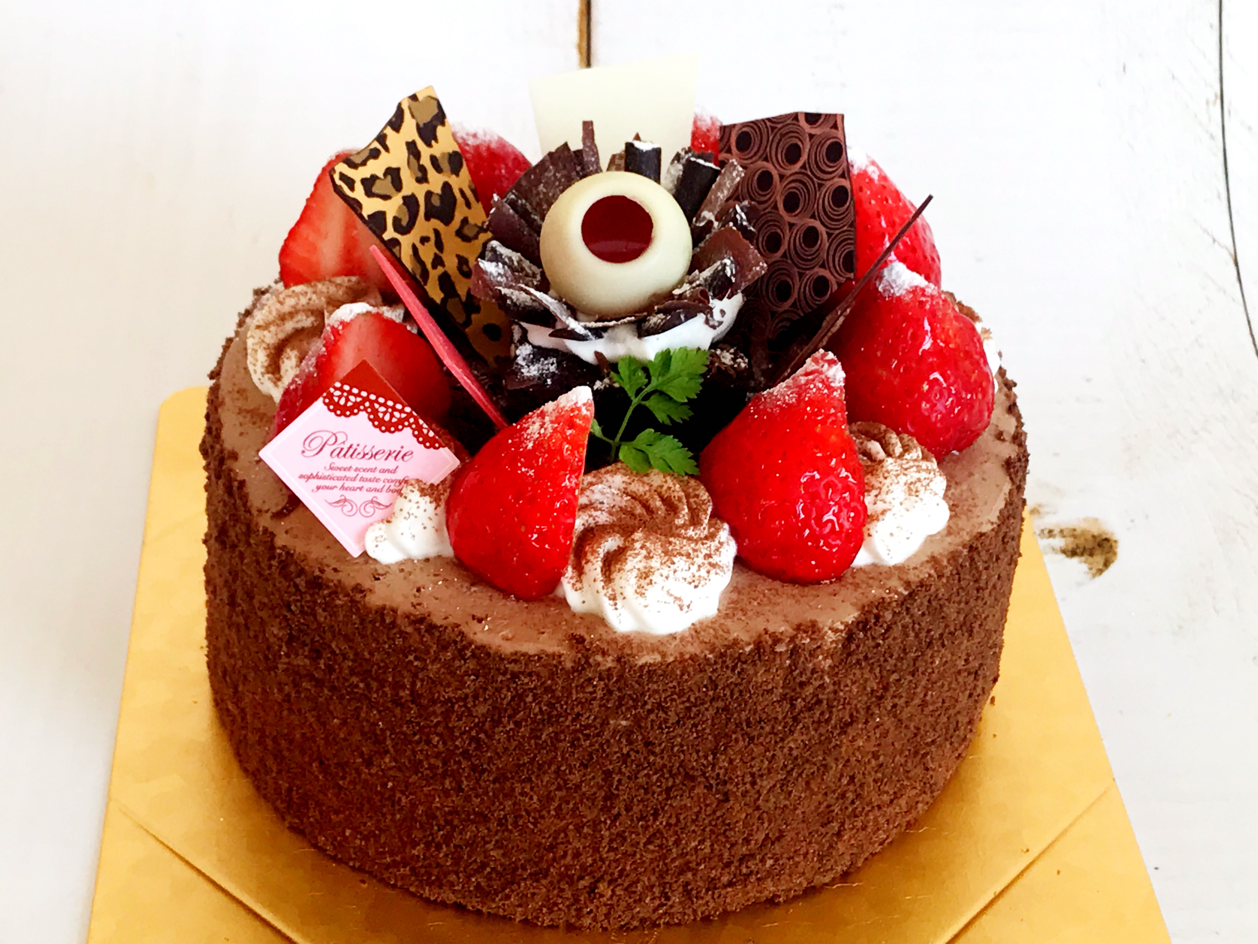 ぱてぃすりータンポポのチョコレートケーキデュオ